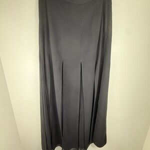 Vintage Scarlett Aline Sheer Panel Midi Skirt